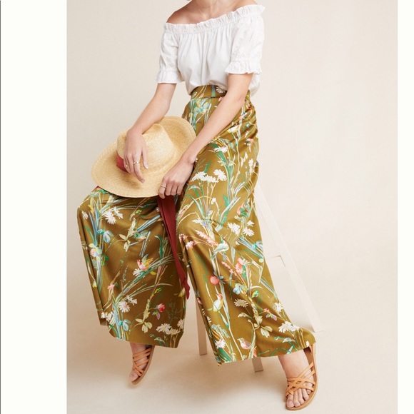 Anthropologie Pants - Maeve by Anthropologie Shiloh Knit Wide-Leg Pants